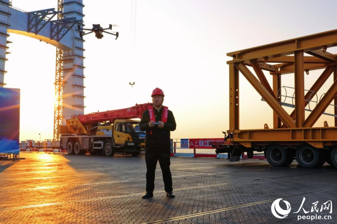 我在海上“搭積木” 我在海上“搭積木”