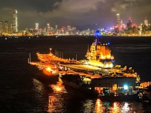 記者手記：夜泊維多利亞灣