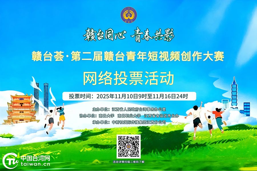 贛臺薈·第二屆贛臺青年短視頻創作大賽網絡投票正式開啟