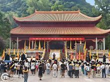 海峽兩岸少數民族同胞在寧遠共祭舜帝