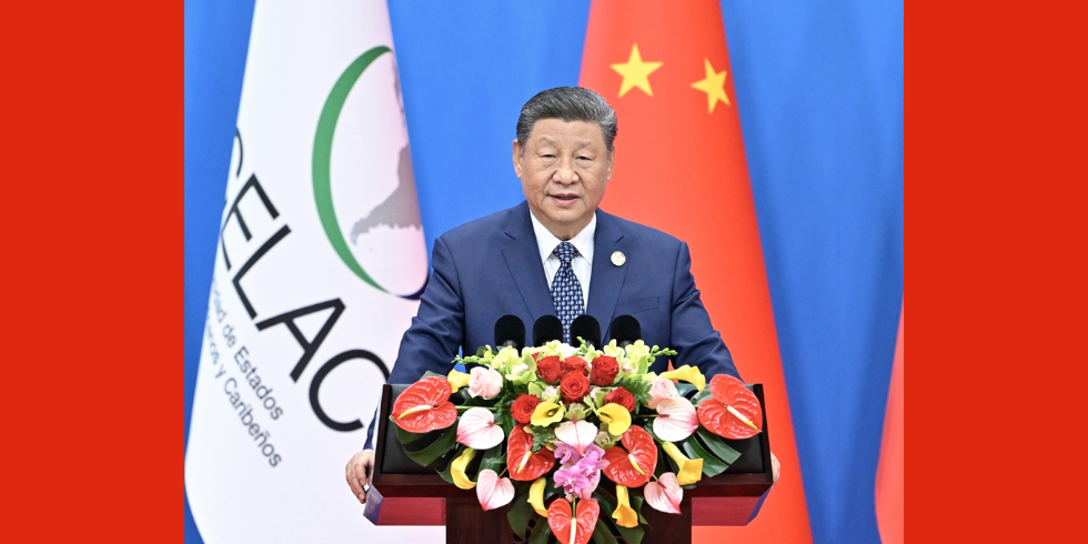 習近平出席中拉論壇第四屆部長級會議開幕式併發表主旨講話_fororder_2505139804901
