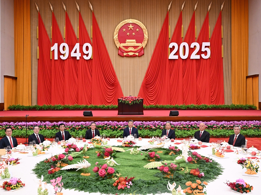 慶祝中華人民共和國成立76週年招待會在京舉行 習近平發表重要講話