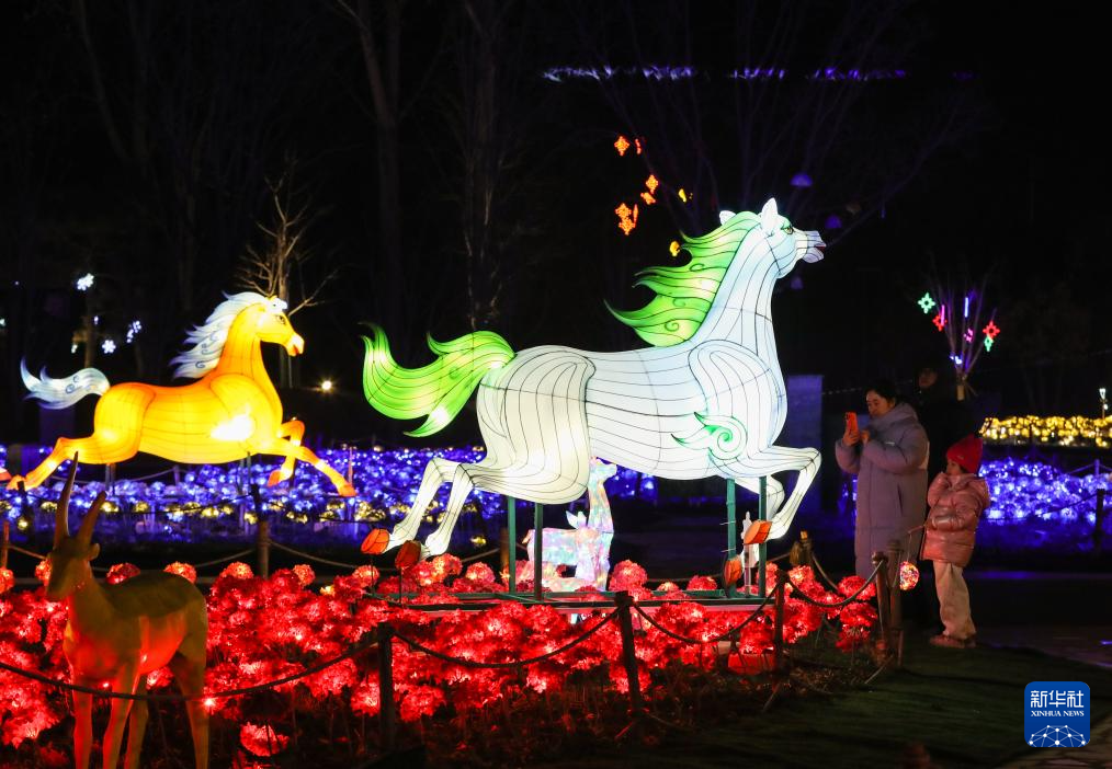 北京：“天宮燈會”點亮冬夜