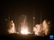 我國成功發射通信技術試驗衛星二十號