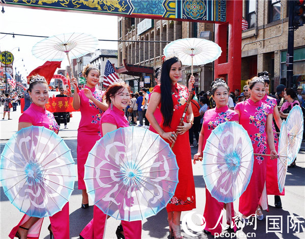芝加哥華僑華人熱烈慶祝新中國成立70年
