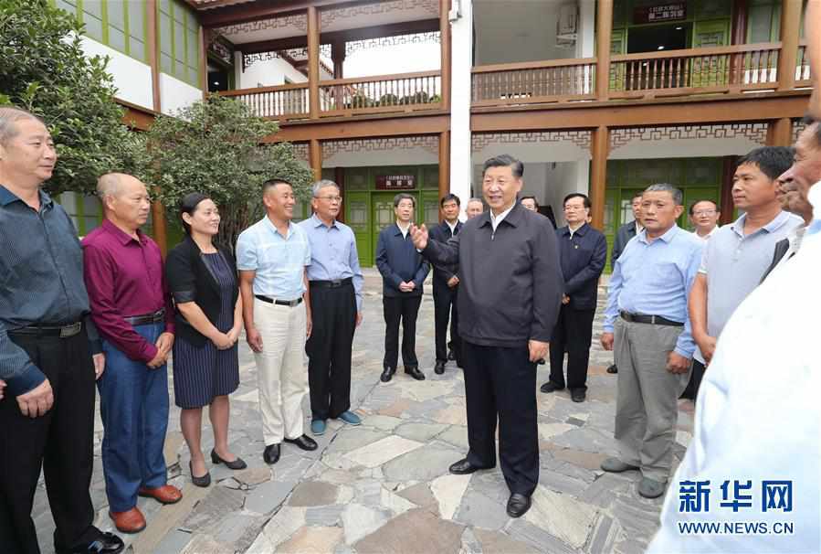 習近平在河南考察調研
