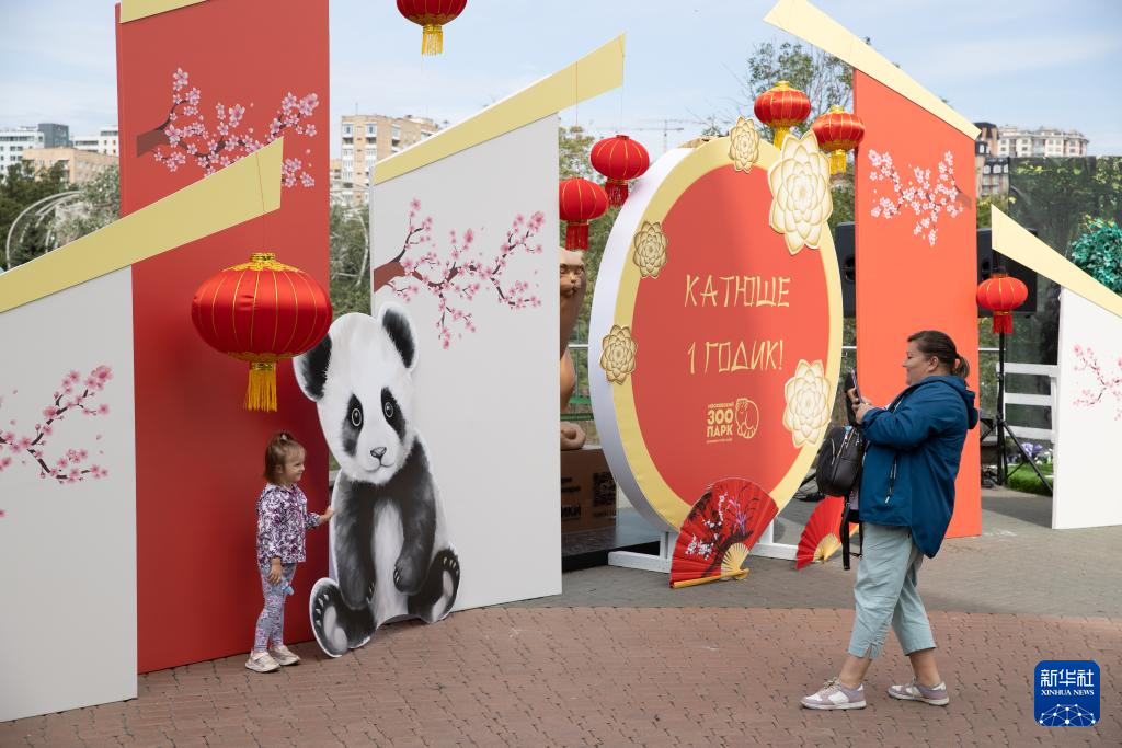 在俄降生的首只大熊貓迎來周歲生日