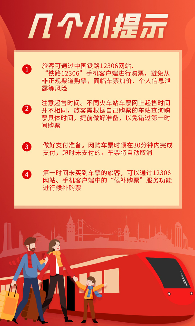 春運火車票今日開售 購票新功能、出行新變化看這裡