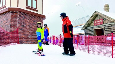 室內滑雪成為港澳居民休閒新潮流