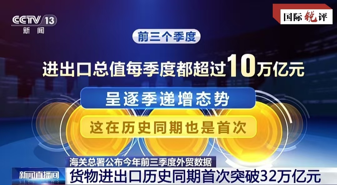 國際銳評丨中國外貿的兩個“首次”釋放哪些信號？