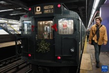 紐約“懷舊地鐵”專列開始運行
