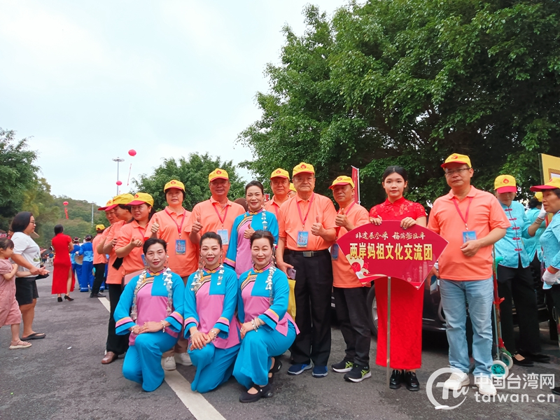 台灣文化交流團參加鳳山媽祖誕辰慶典為兩岸同胞祈福