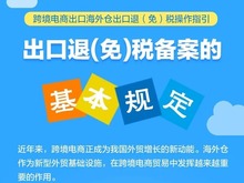 @跨境電商出口海外倉企業：出口退（免）稅備案基本規定請收好