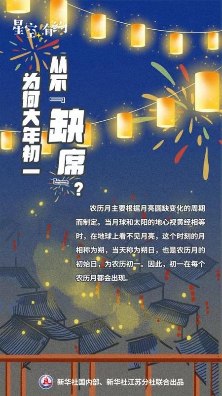 星空有約｜為啥大年三十會“消失”，大年初一從不“缺席”？