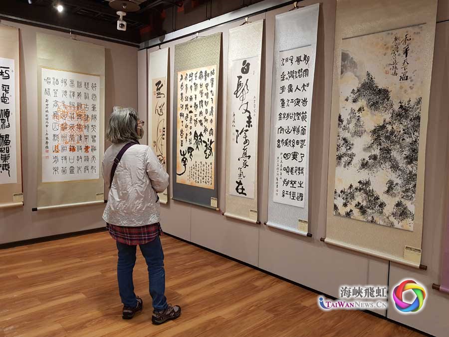 第二屆贛臺（台北）高校書畫聯展“並蒂花開”“雲”開幕