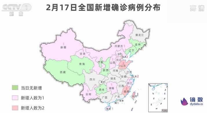 治愈率穩步上升 全國8個省區市新增確診數量為零