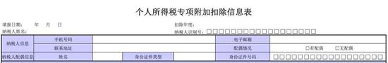 幹貨！這樣填好個稅“扣除信息表” 減稅有竅門