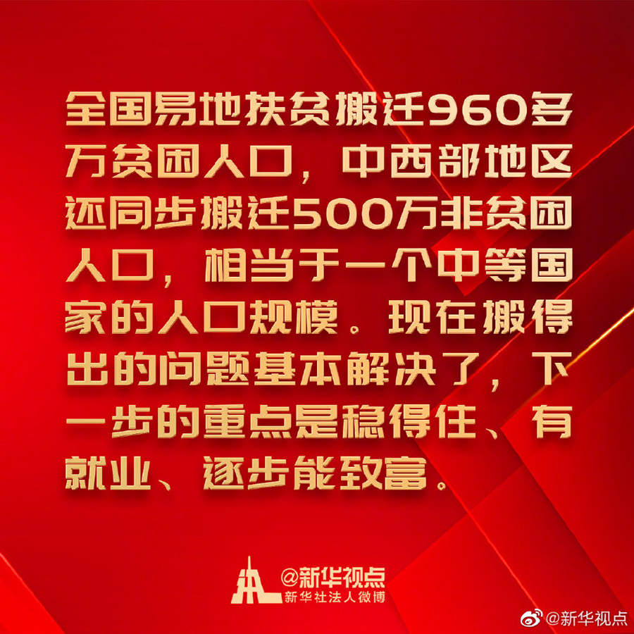 金句來了！習近平在決戰決勝脫貧攻堅座談會上的講話