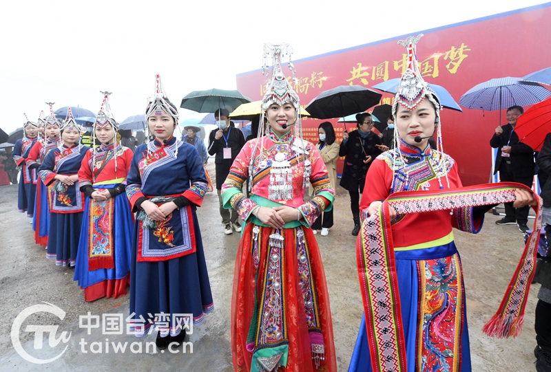 兩岸同胞溫州畬鄉共度“三月三”同結石榴籽共圓中國夢