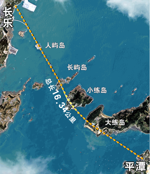 衛星圖告訴你，世界最長跨海公鐵大橋什麼樣