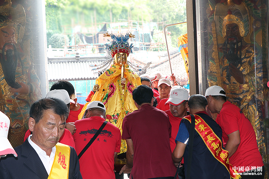 八百九十三年頭一次 長島顯應宮媽祖金身回鄉省親