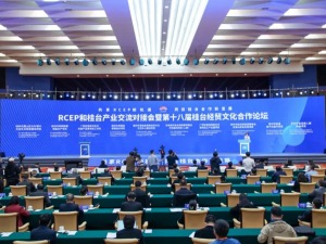 RCEP和桂臺産業交流對接會暨第十八屆桂臺經貿文化合作論壇在廣西南寧舉行