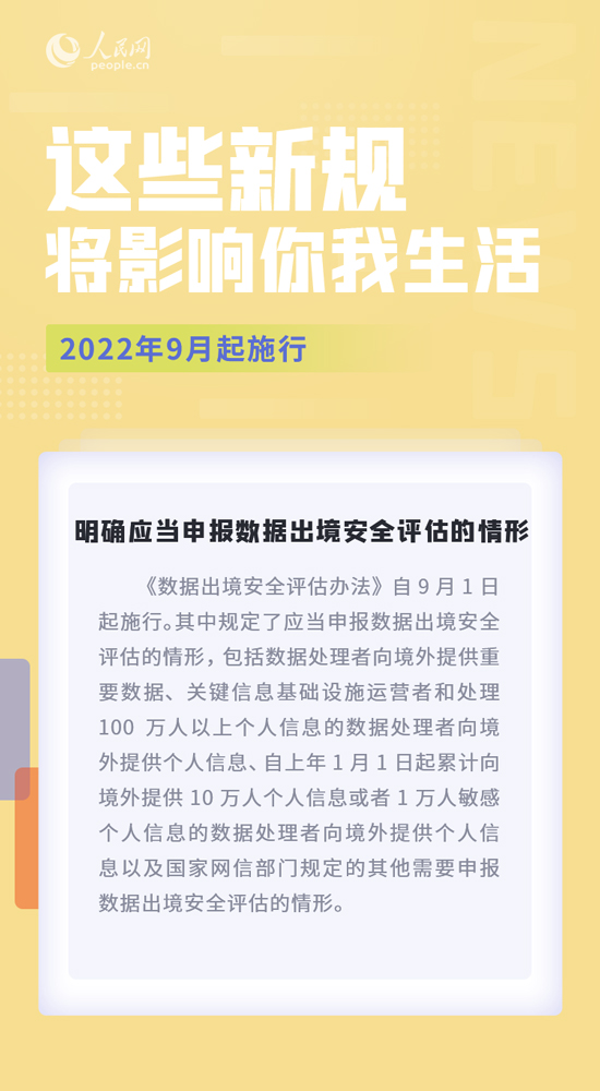 9月，這些新規將影響你我生活