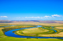 內蒙古呼倫貝爾：草原返青景色美