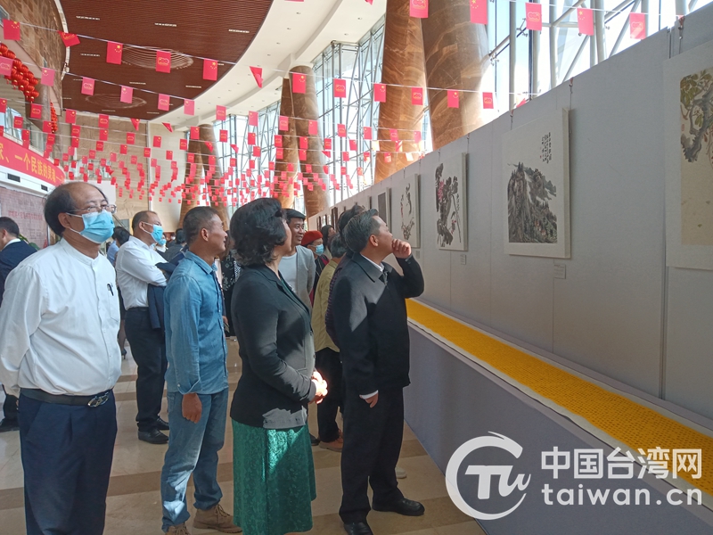 廣西防城港與台灣花蓮縣合辦書畫交流展 紀念辛亥革命110週年