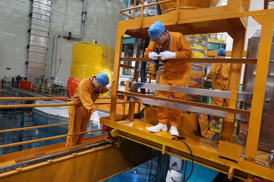 “華龍一號”核電機組完成首次大修裝換料工作
