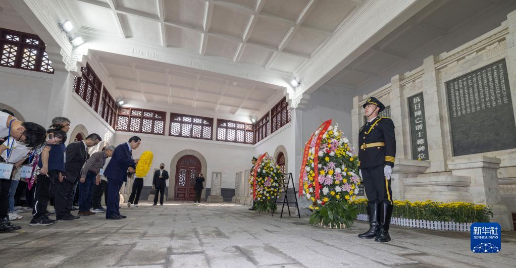 追思犧牲英烈，重溫抗戰歷史 馬英九：我們中國的抗戰貢獻非常大