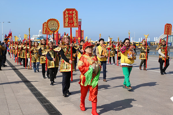 中華媽祖1062誕辰山東春祭大典暨兩岸祈福儀式在青島舉辦