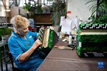 俄羅斯：製作巴揚手風琴
