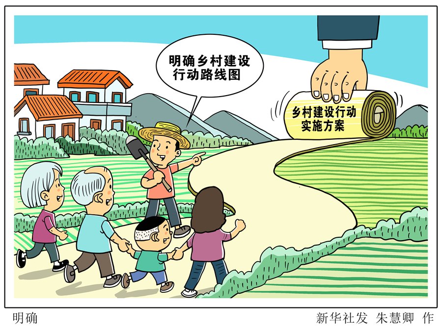 中國明確鄉村建設行動路線圖