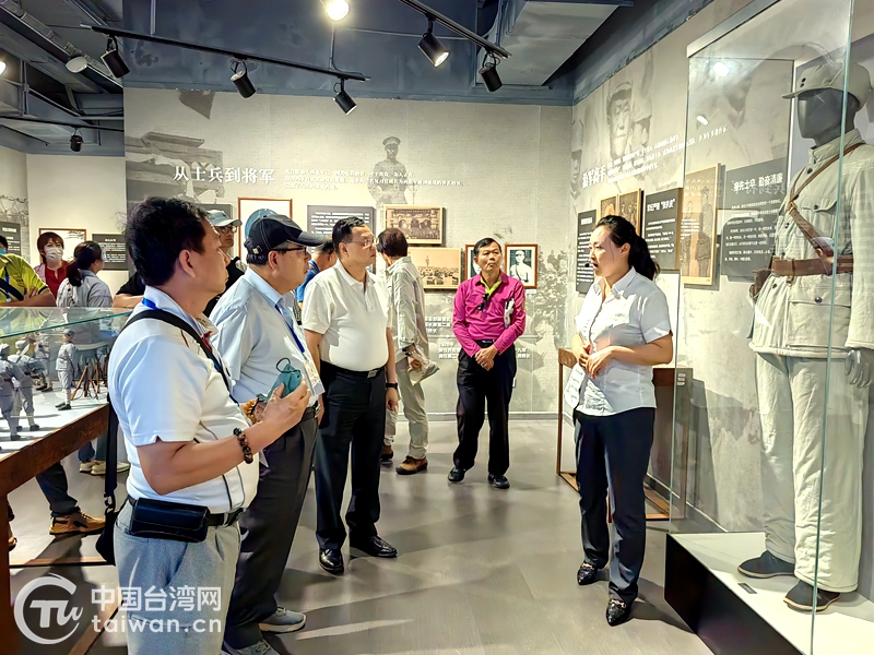 台灣中華文化經濟交流協會一行參訪張自忠將軍紀念館