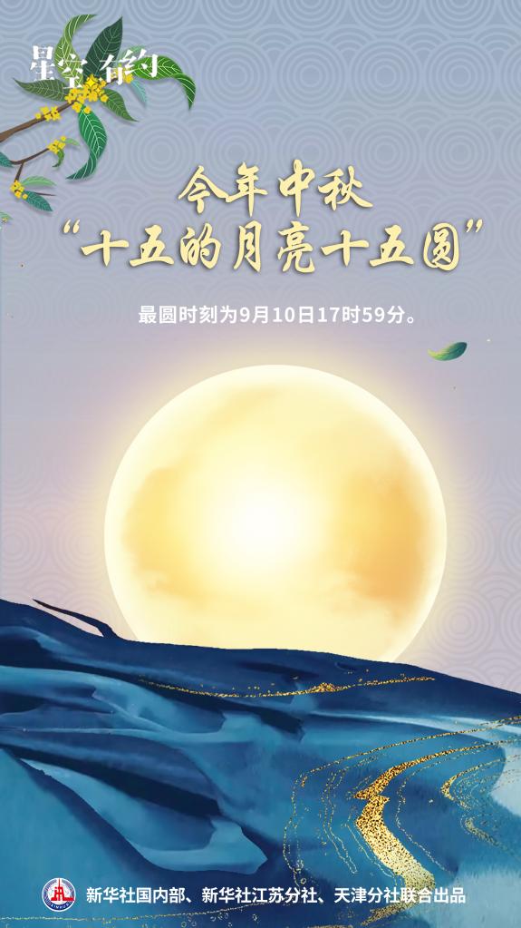 星空有約丨今年中秋“十五的月亮十五圓”