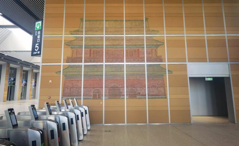 北京豐臺站今日開通運營 現場直擊：首發G601次高鐵列車迎著朝陽出發