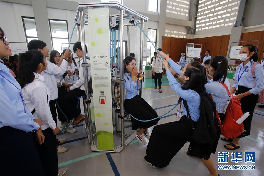 中國流動科技館國際巡展走進柬埔寨