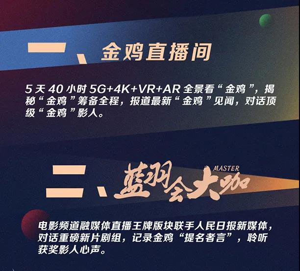 40小時花式“直擊金雞獎”,這場直播不燃不行! 40小時花式“直擊金雞獎”,這場直播不燃不行!