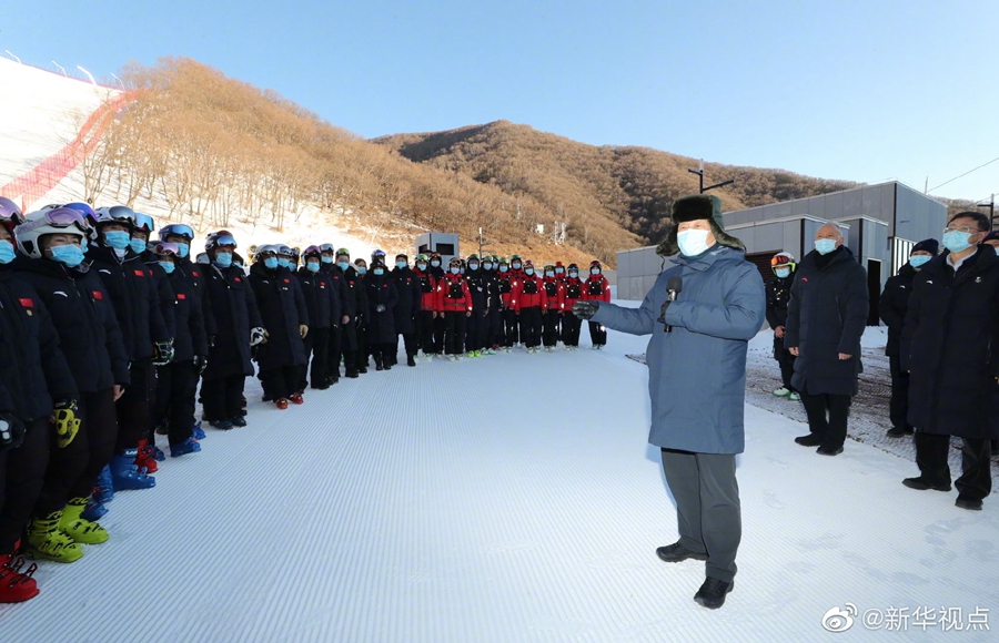 習近平：要通過舉辦冬奧會把中國冰雪運動搞上去