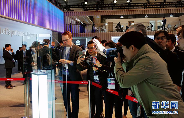 世界移動通信大會開幕 多家中國企業攜5G手機亮相