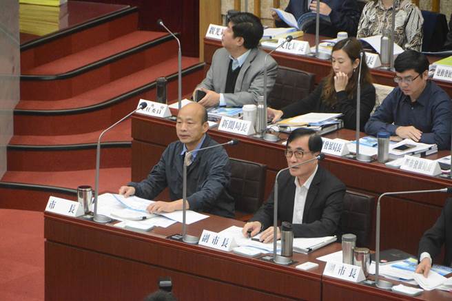 韓國瑜議會首秀 強調自己是“九二共識”堅定支持者