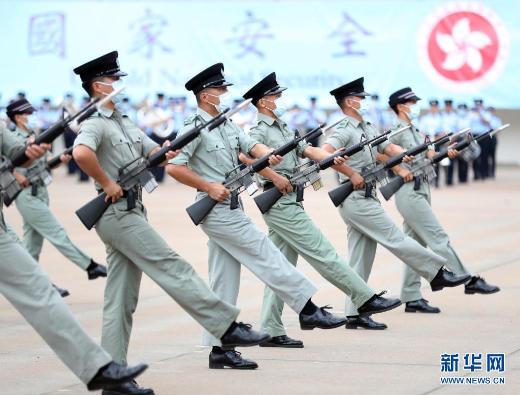 香港紀律部隊“首秀”中式步操臺前幕後的那些事兒