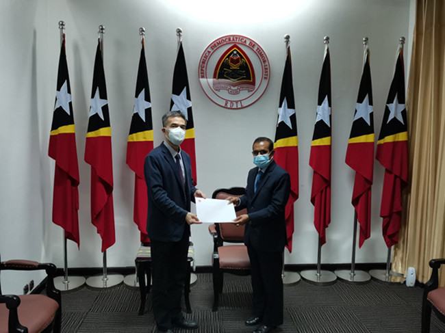 中國駐東帝汶大使：中國政府決定向東帝汶捐贈疫苗