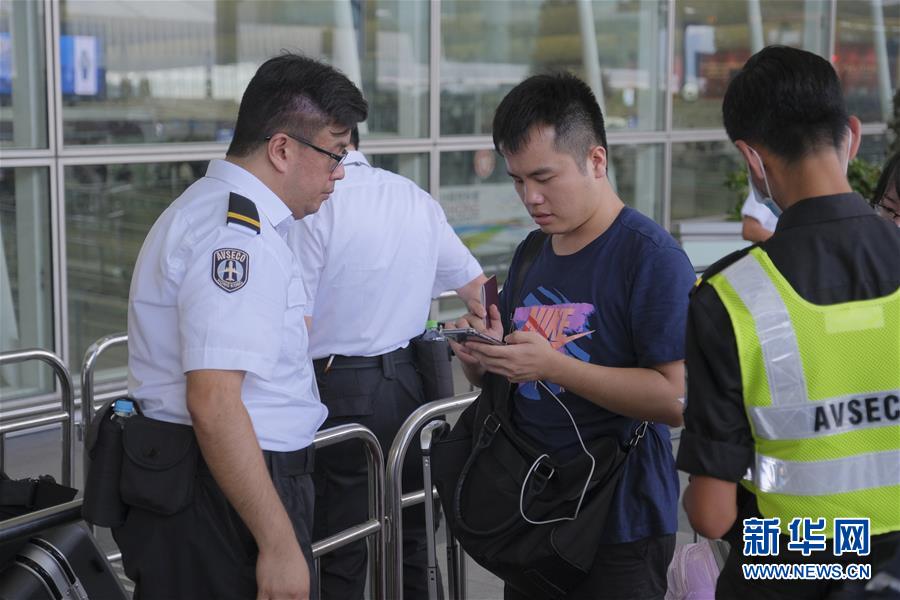 臨時禁制令下，香港國際機場秩序基本恢復