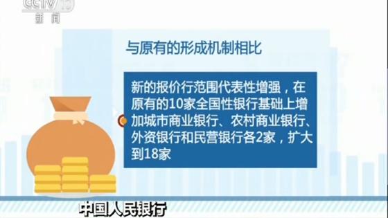 中國人民銀行：改革貸款市場報價利率形成機制