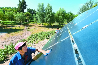 改善城市生態環境 太陽能助力“海綿城市”