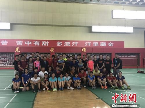 台灣青年選手與大陸功勳運動員、教練員切磋交流