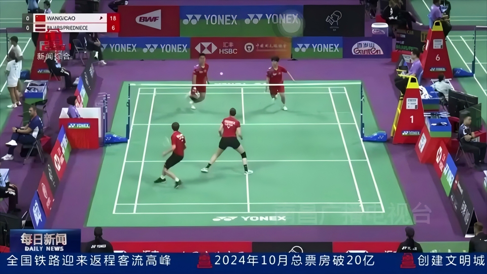 2024年尤尼克斯世界青年羽毛球錦標賽開啟單項賽征程