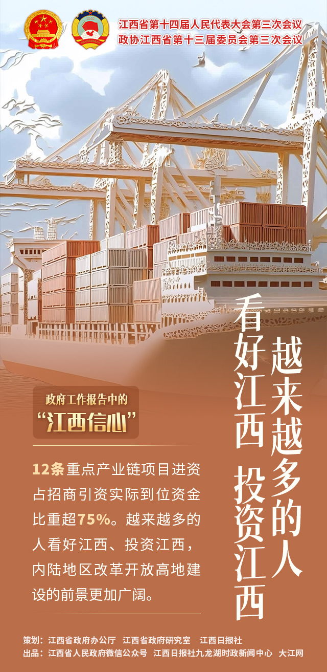 江西兩會策劃 | 政府工作報告中的“江西信心”